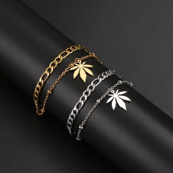 Trendy Classic Leaf Bracelet - Picture 5 of 6